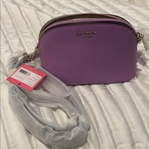 Kate Spade Spencer Small Dome Crossbody Iris Bloom